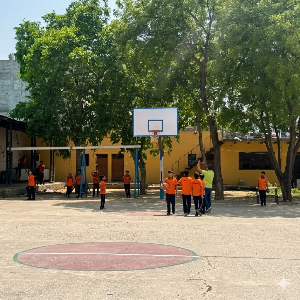Mukul Convent School - Sports Court